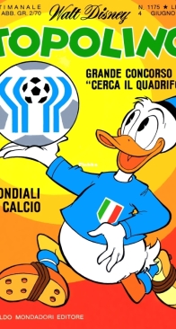 Topolino 1175 - Mondadori 1978 - Italian