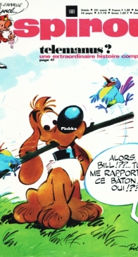 Le Journal de Spirou 1681 - Dupuis 1970 - French