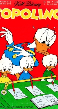 Topolino 0862 - Mondadori 1972 - Italian