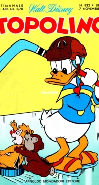 Topolino 0832 - Mondadori 1971 - Italian