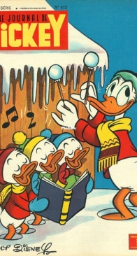 Le Journal de Mickey 0413 - Hachette 1960 - French