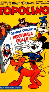Topolino 0148 - Mondadori 1956 - Italian
