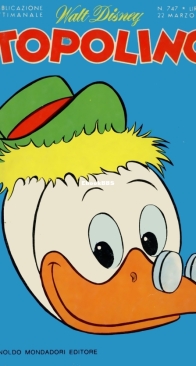 Topolino 0747 - Mondadori 1970 - Italian