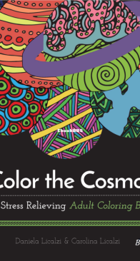 Adult Coloring Book - Color the Cosmos - Blue Star - English