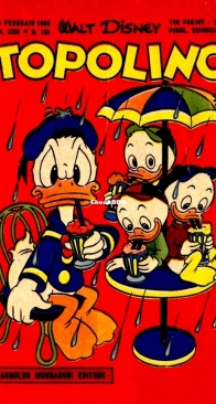 Topolino 0133 - Mondadori 1956 - Italian
