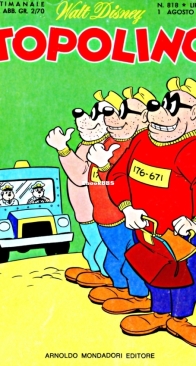 Topolino 0818 - Mondadori 1971 - Italian
