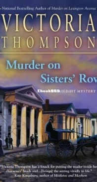 Murder on Sisters' Row - A Gaslight Mystery 13 - Victoria Thompson - English