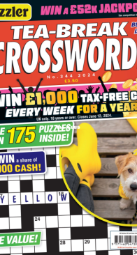 Puzzler - Tea Break Crosswords - Issue 344 - 2024 - English