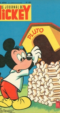 Le Journal de Mickey 0451 - Hachette 1961 - French