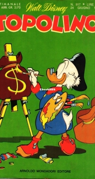 Topolino 0917 - Mondadori 1973 - Italian