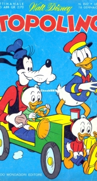 Topolino 0842 - Mondadori 1972 - Italian