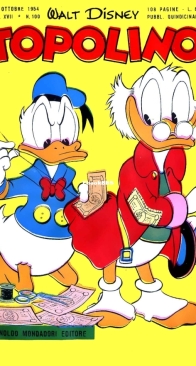 Topolino 0100 - Mondadori 1954 - Italian