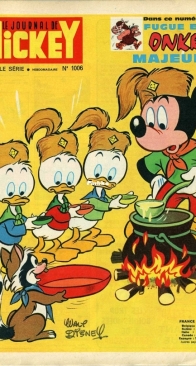 Le Journal de Mickey 1006 - Hachette 1971 - French