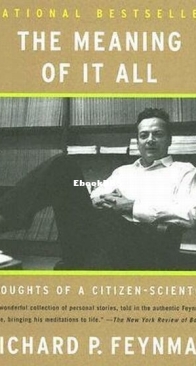 The Meaning of It All - Richard P. Feynman - English
