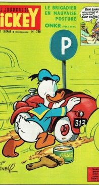 Le Journal de Mickey 0786 - Hachette 1967 - French
