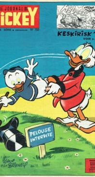 Le Journal de Mickey 0753 - Hachette 1966 - French