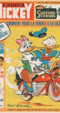 Le Journal de Mickey 1151 - Hachette 1974 - French