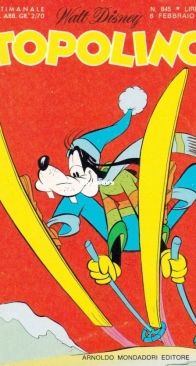 Topolino 0845 - Mondadori 1972 - Italian