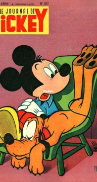 Le Journal de Mickey 0337 - Hachette 1958 - French