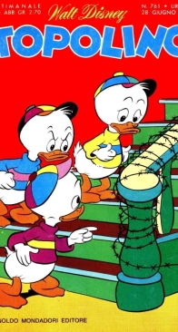 Topolino 0761 - Mondadori 1970 - Italian