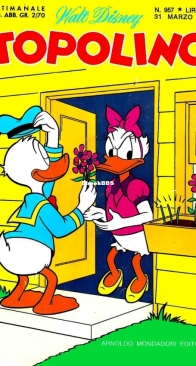 Topolino 0957 - Mondadori 1974 - Italian
