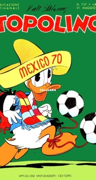 Topolino 0757 - Mondadori 1970 - Italian