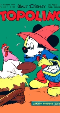 Topolino 0124 - Mondadori 1955 - Italian