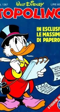 Topolino 1367 - Mondadori 1982 - Italian