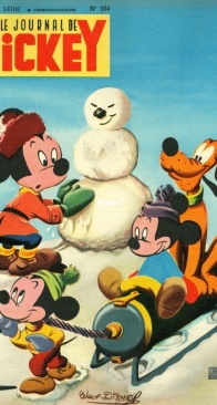 Le Journal de Mickey 0184 - Hachette 1955 - French