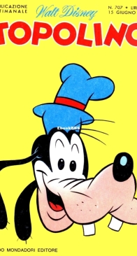 Topolino 0707 - Mondadori 1969 - Italian