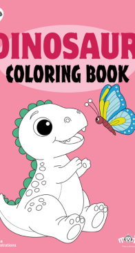 Dinosaur - Coloring Book - Monkey Pen - English