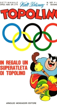 Topolino 1071 - Mondadori 1976 - Italian