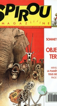 Le Journal de Spirou 2825 - Dupuis 1992 - French