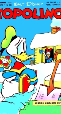 Topolino 0104 - Mondadori 1954 - Italian