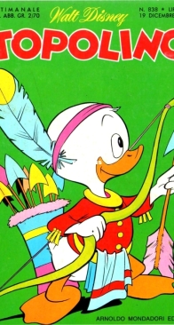 Topolino 0838 - Mondadori 1971 - Italian