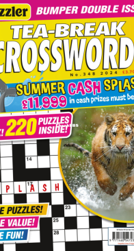 Puzzler - Tea Break Crosswords - Issue 348 - 2024 - English