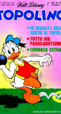 Topolino 1280 - Mondadori 1980 - Italian