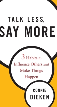 Talk Less, Say More - Connie Dieken - English