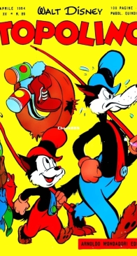 Topolino 0089 - Mondadori 1954 - Italian