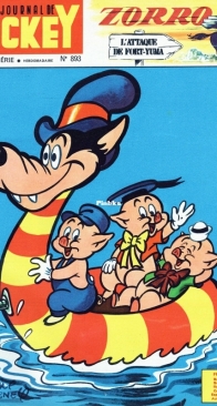 Le Journal de Mickey 0893 - Hachette 1969 - French