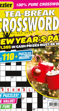 Puzzler - Tea Break Crosswords - Issue 353 - 2024 - English