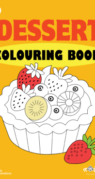 Dessert  - Colouring Book - Monkey Pen - English