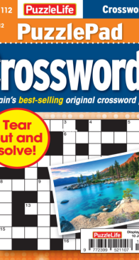 PuzzleLife PuzzlePad Crosswords - Issue 112 - June 2025 - English