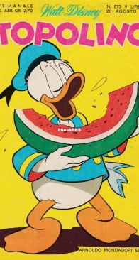 Topolino 0873 - Mondadori 1972 - Italian