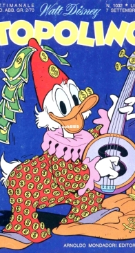 Topolino 1032 - Mondadori 1975 - Italian