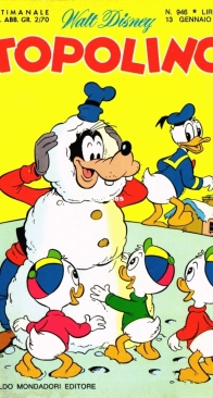 Topolino 0946 - Mondadori 1974 - Italian