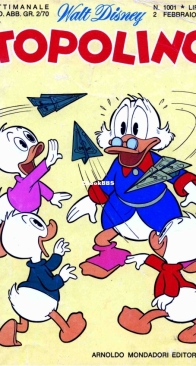 Topolino 1001 - Mondadori 1975 - Italian