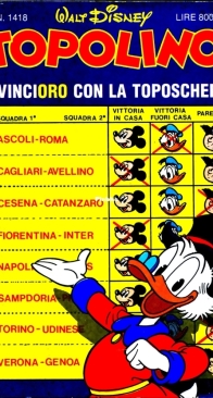 Topolino 1418 - Mondadori 1983 - Italian