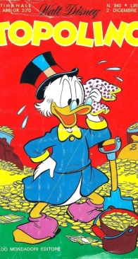 Topolino 0940 - Mondadori 1973 - Italian