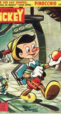 Le Journal de Mickey 0600 - Hachette 1963 - French